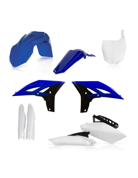 Kit Completo Plásticos Acerbis Yamaha Yzf 250 10-13 Azul/Blanco.