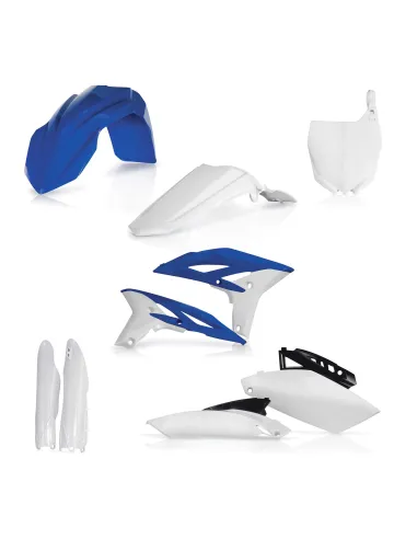 Kit Completo Plásticos Acerbis Yamaha Yzf 250 10-13 Azul/Blanco.