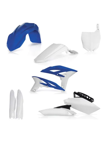 Kit Completo Plásticos Acerbis Yamaha Yzf 250 10-13 Azul/Blanco.