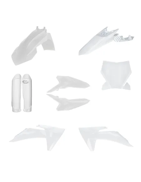 Kit Completo Plásticos Acerbis Ktm Sx 65 24-26 Blanco.
