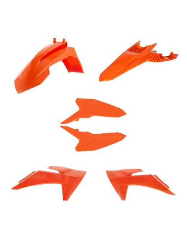 Kit Plásticos Acerbis Ktm Sx 65 24-26 Naranja.