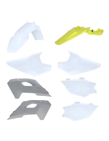Kit Plásticos Acerbis Husqvarna Tc 65 24-26 Blanco/Gris.