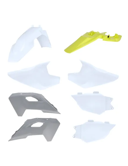 Kit Plásticos Acerbis Husqvarna Tc 65 24-26 Blanco/Gris.