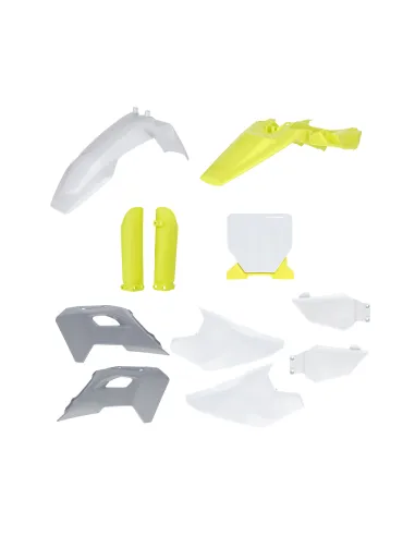 Kit Completo Plásticos Acerbis Husqvarna Tc 50 24-26 Blanco/Gris.
