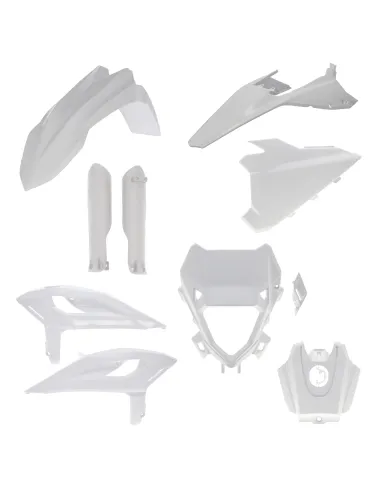 Kit Completo Plásticos Acerbis Beta rr 125-480 25-26 Blanco.