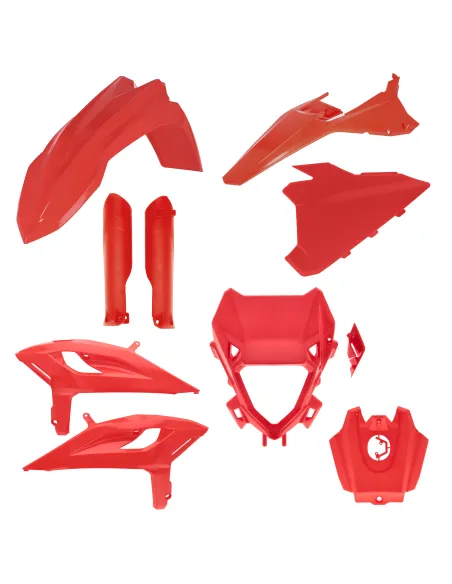 Kit Completo Plásticos Acerbis Beta rr 125-480 25-26 Rojo.