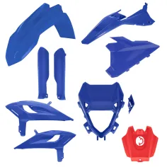 Kit Completo Plásticos Acerbis Beta rr 125-480 25-26 Azul/Rojo.