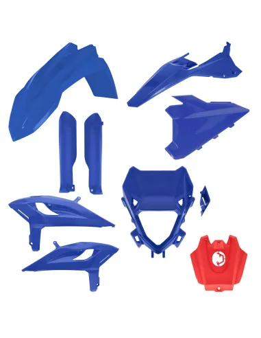 Kit Completo Plásticos Acerbis Beta rr 125-480 25-26 Azul/Rojo.