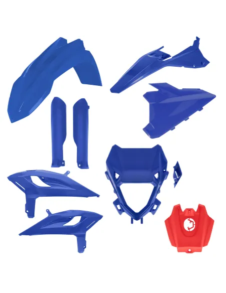 Kit Completo Plásticos Acerbis Beta rr 125-480 25-26 Azul/Rojo.