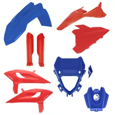 Kit Completo Plásticos Acerbis Beta rr 125-480 25-26 Azul/Rojo.
