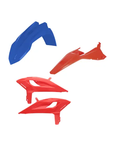 Kit Plásticos Acerbis Beta rr 125-480 25-26 Rojo/Azul.