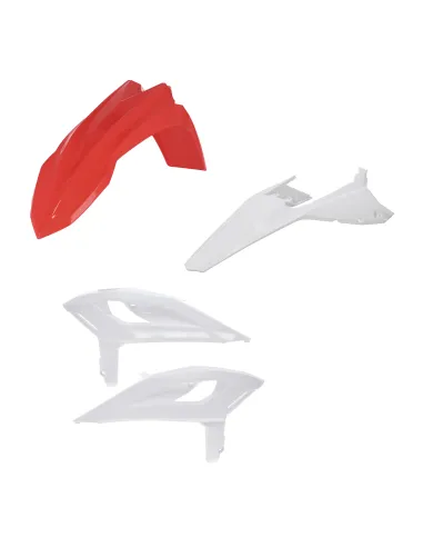 Kit Plásticos Acerbis Beta rr 125-480 25-26 Rojo/Blanco.