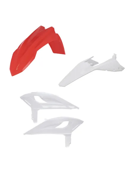 Kit Plásticos Acerbis Beta rr 125-480 25-26 Rojo/Blanco.