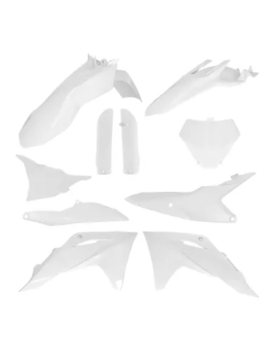 Kit Completo Plásticos Acerbis Gas Gas Mc 85 25-26 Blanco.