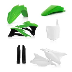Kit Completo Plásticos Acerbis Kawasaki Kx 85 14-21 Verde/Negro.