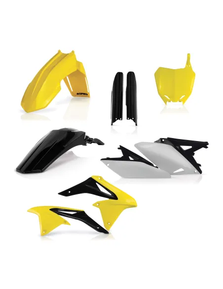 Kit Completo Plásticos Acerbis Suzuki Rmz 250 10-18 Amarillo/Negro.
