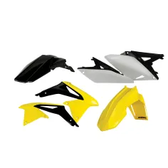 Kit Plásticos Acerbis Suzuki Rmz 450 08-17 Amarillo/Negro.