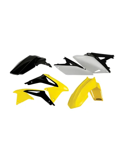 Kit Plásticos Acerbis Suzuki Rmz 450 08-17 Amarillo/Negro.