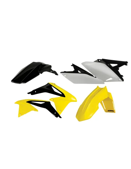Kit Plásticos Acerbis Suzuki Rmz 450 08-17 Amarillo/Negro.