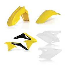 Kit Plásticos Acerbis Suzuki Rmz 250 10-18 Amarillo/Negro.