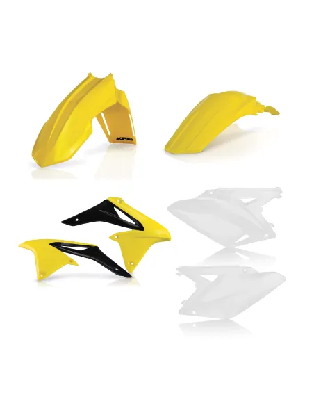 Kit Plásticos Acerbis Suzuki Rmz 250 10-18 Amarillo/Negro.