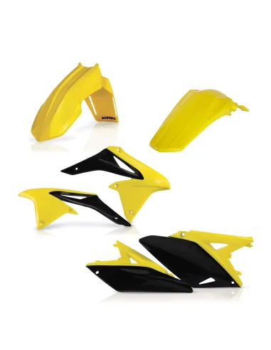 Kit Plásticos Acerbis Suzuki Rmz 250 10-18 Amarillo/Negro.