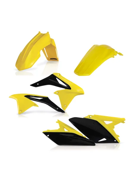 Kit Plásticos Acerbis Suzuki Rmz 250 10-18 Amarillo/Negro.