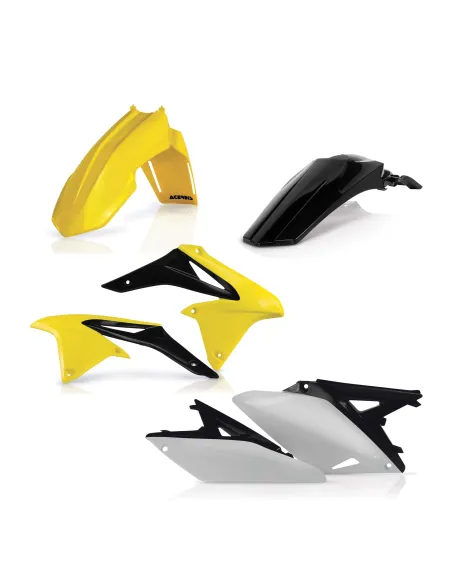 Kit Plásticos Acerbis Suzuki Rmz 250 10-18 Amarillo/Negro.