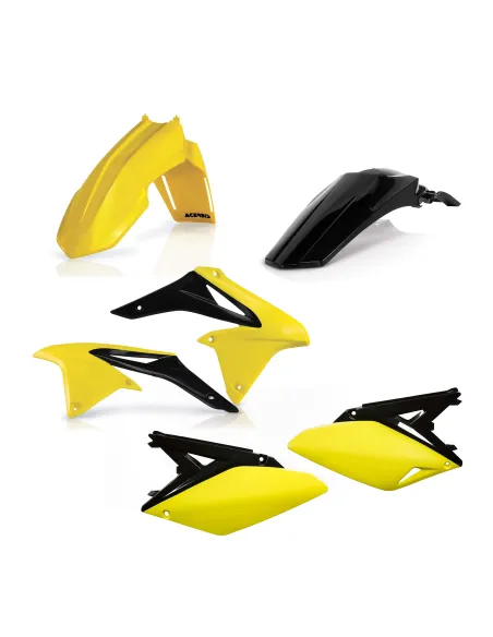 Kit Plásticos Acerbis Suzuki Rmz 250 10-18 Amarillo/Negro.
