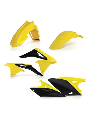 Kit Plásticos Acerbis Suzuki Rmz 250 10-18 Amarillo/Negro.