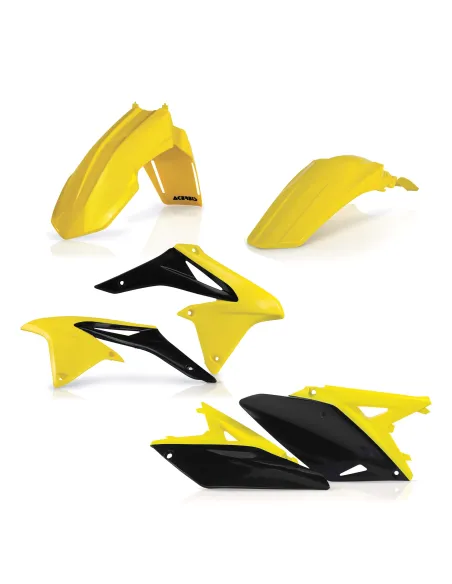 Kit Plásticos Acerbis Suzuki Rmz 250 10-18 Amarillo/Negro.