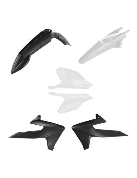 Kit Plásticos Acerbis Triumph Tf 250 x 24-26/Tf 450 x 2026 Blanco/Negro.