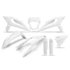 Kit Completo Plásticos Ufo Beta rr 125-480 25-26 Blanco.