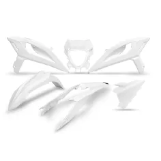 Kit Plásticos Ufo Beta rr 125-480 25-26 Blanco.