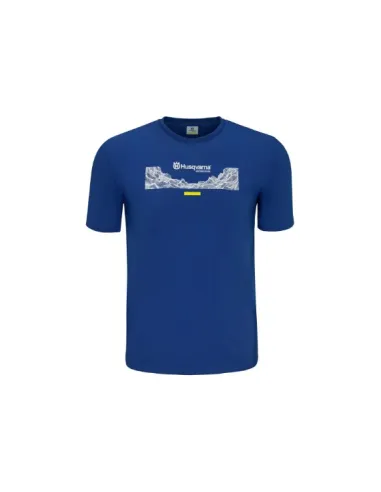camiseta husqvarna gotland azul