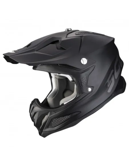 Casco Scorpion Vx-22 Air Solid Negro Mate.