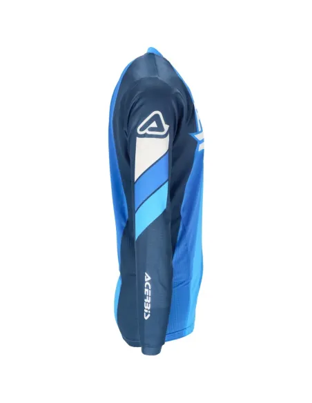 Jersey Acerbis J-Track four azul/Blanco.
