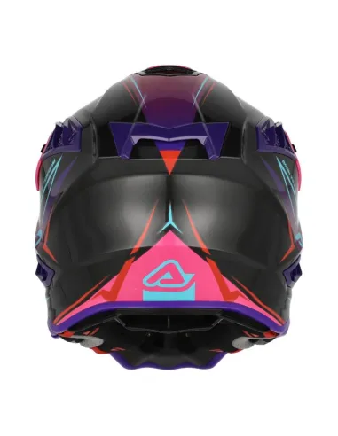 Casco Acerbis Airstrike Rosa/Morado Brillo.
