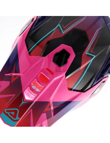 Casco Acerbis Airstrike Rosa/Morado Brillo.