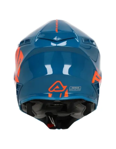 Casco Acerbis X-Track Vtr Azul/Naranja Brillo.