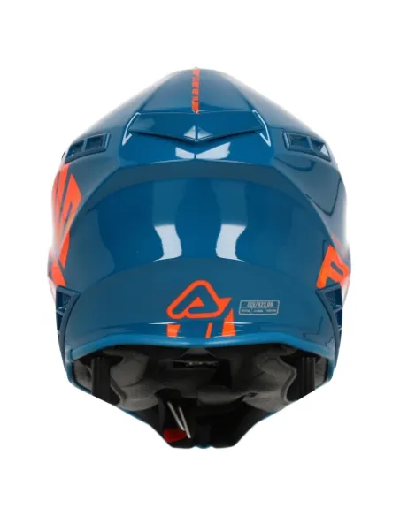 Casco Acerbis X-Track Vtr Azul/Naranja Brillo.