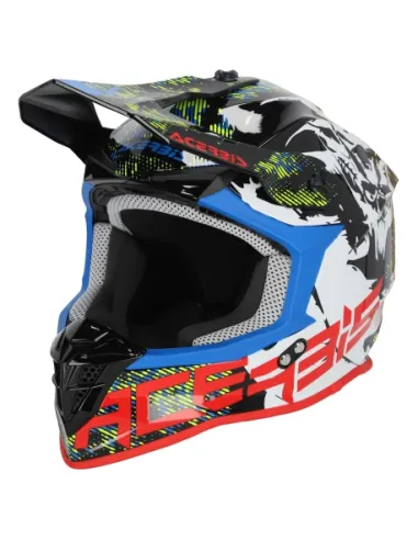 Casco Acerbis Linear Rojo/Amarillo Brillo.