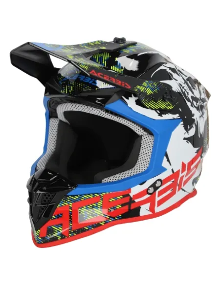 Casco Acerbis Linear Rojo/Amarillo Brillo.