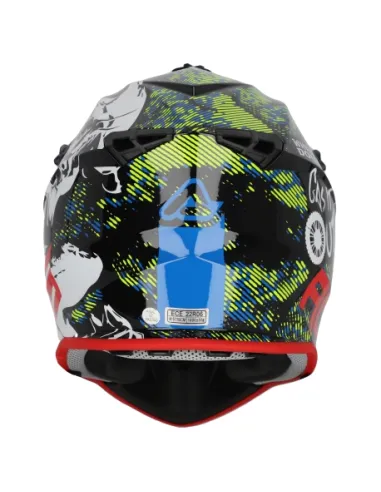 Casco Acerbis Linear Rojo/Amarillo Brillo.