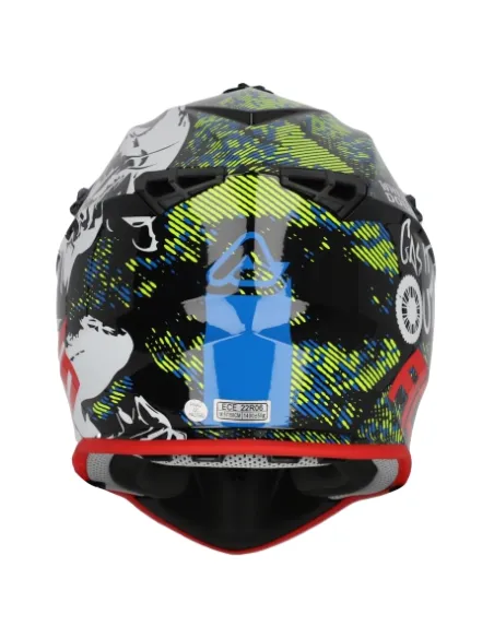 Casco Acerbis Linear Rojo/Amarillo Brillo.