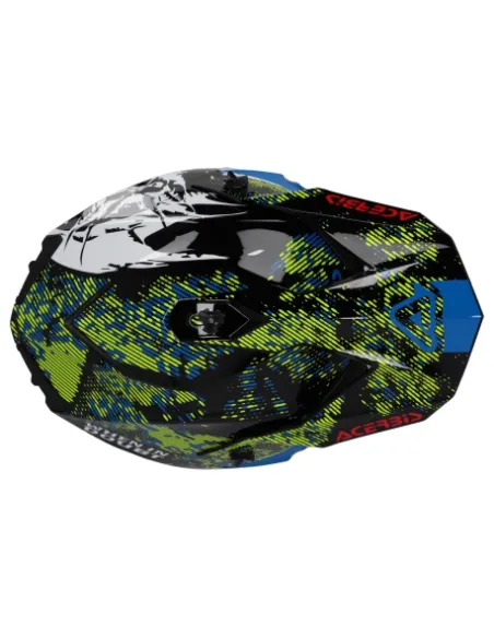Casco Acerbis Linear Rojo/Amarillo Brillo.