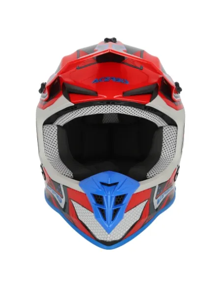 Casco Acerbis Linear Rojo/Azul Brillo.