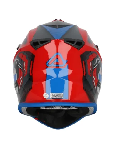 Casco Acerbis Linear Rojo/Azul Brillo.