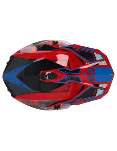 Casco Acerbis Linear Rojo/Azul Brillo.