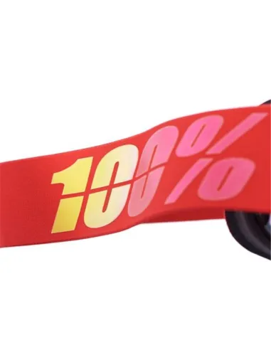 Gafas 100% Armega Rojo - Lente Espejo.
